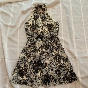 WHBM Black and White Dress
